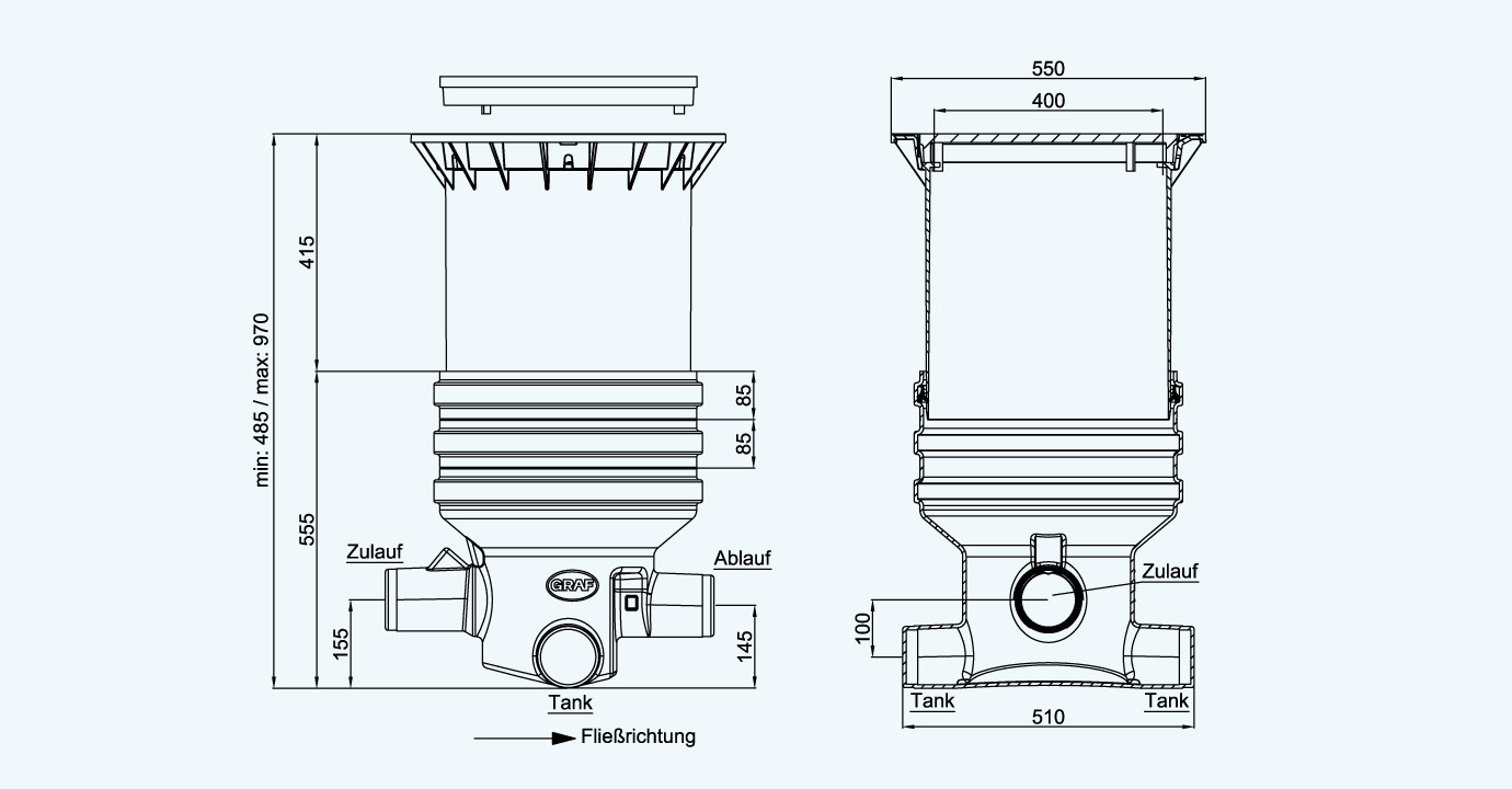 MINIMAX-FILTER földbe építendő esővízszűrő, lépésálló - Image 4