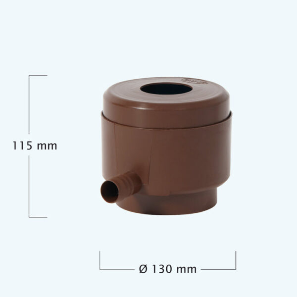 ÖNMŰKÖDŐ ereszcsatorna szuro, barna