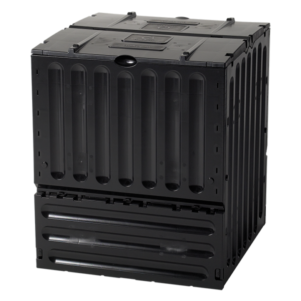 Eco-king komposztalo 600 l, fekete