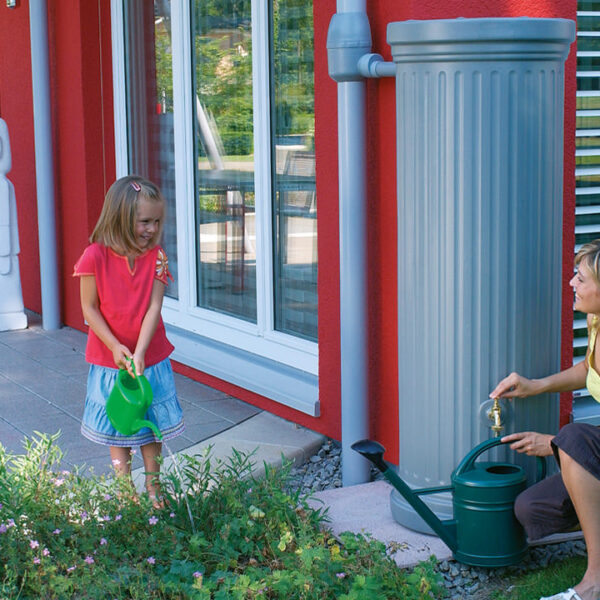 OSZLOPOS esovizgyujto tartaly 330 l, szurke