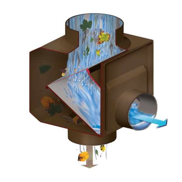 REGENDIEB ereszcsatorna szuro, barna