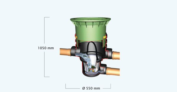UNIVERSAL-FILTER foldbe epitendo esovizszuro, lepesallo