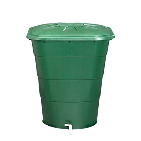 Esővízgyűjtő tartály 203 l, szögletes, zöld