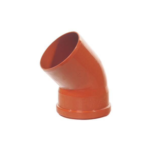 KG PVC Könyök KGB-110/45°