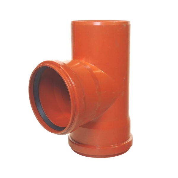 KG PVC T idom KGEA- 250/200/90°