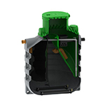 Szennyvíztisztító tartályok