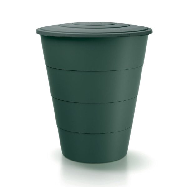Esővízgyűjtő tartály, Smooth, 210 l, zöld