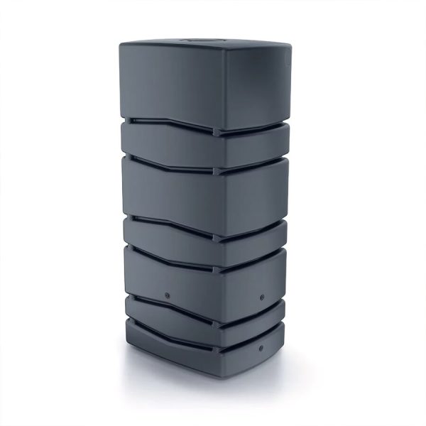 Esővízgyűjtő tartály, Aqua Tower, 650 l, antracit