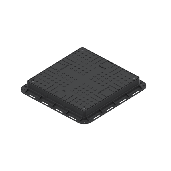 PP URBAN polipropilén aknafedél 700×700 mm