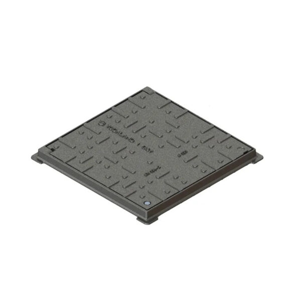 Öntöttvas aknafedél URBAN négyzet kerettel 720x720 mm